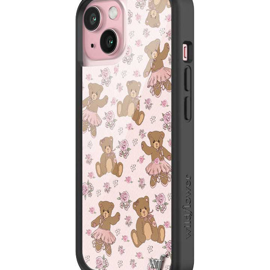 Wildflower Bear-y Ballet iPhone 15 Case