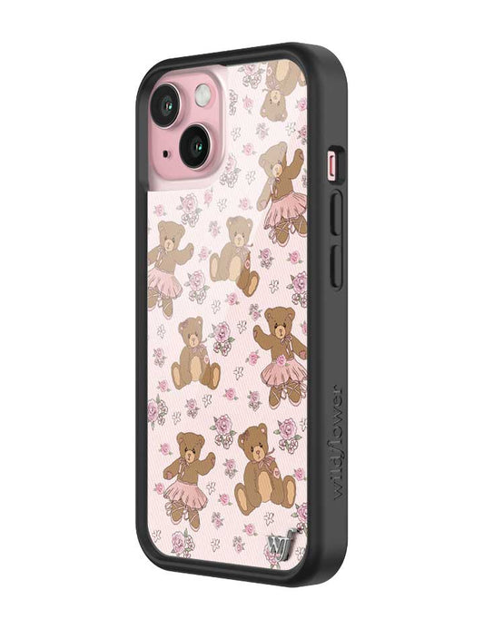 wildflower beary ballet iphone 15 case