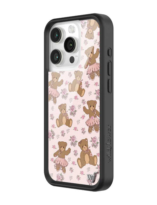 wildflower beary ballet iphone 15 pro case
