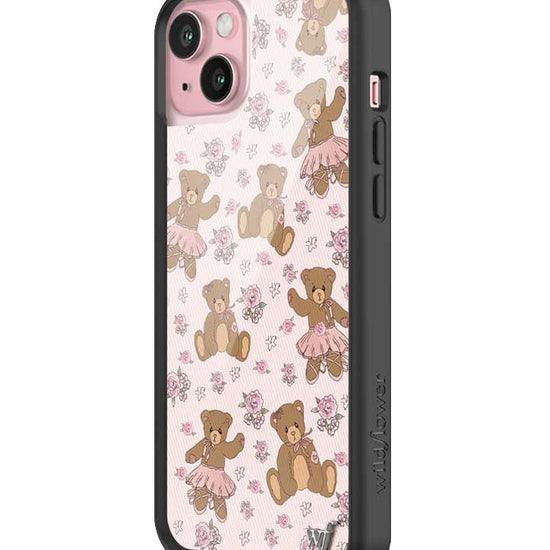 Wildflower Bear-y Ballet iPhone 15 Plus Case