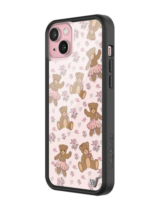 wildflower beary ballet iphone 15 plus case