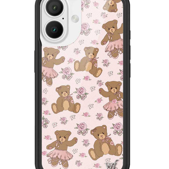 Wildflower Bear-y Ballet iPhone 16 Case