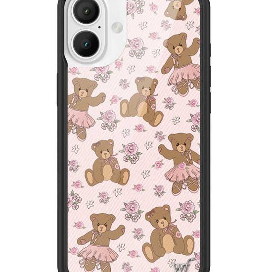 Wildflower Bear-y Ballet iPhone 16 Plus Case