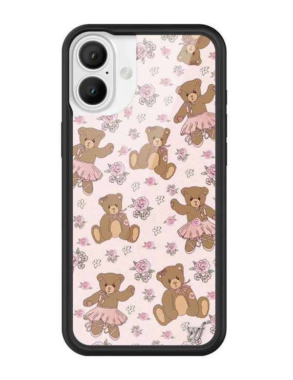 Wildflower Bear-y Ballet iPhone 16 Plus Case