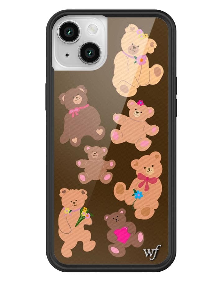 Wildflower Bear-y Cute iPhone 14 Plus Case