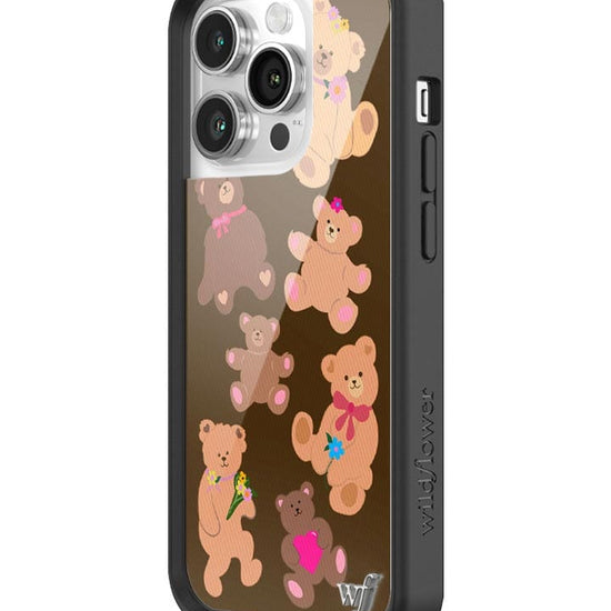 Wildflower Bear-y Cute iPhone 14 Pro Case