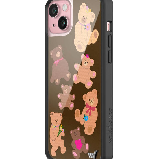 Wildflower Bear-y Cute iPhone 15 Plus Case