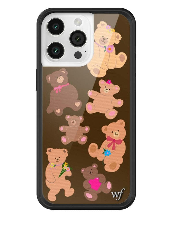 Wildflower Bear-y Cute iPhone 15 Pro Max Case