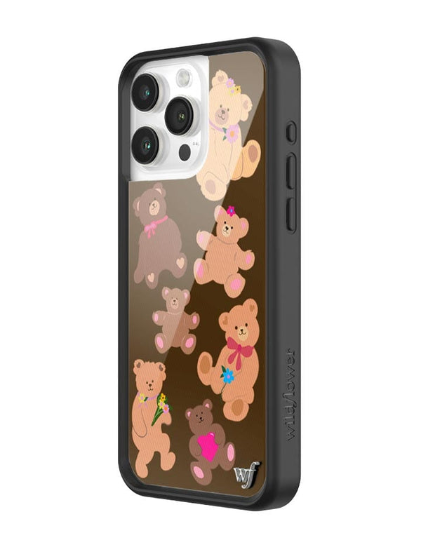 Wildflower Bear-y Cute iPhone 15 Pro Max Case