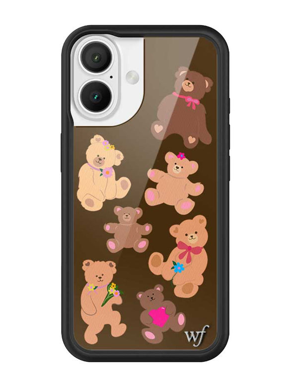 Wildflower Beary Cute iPhone 16 Case