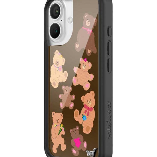 Wildflower Beary Cute iPhone 16 Case