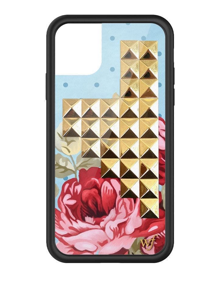 Wildflower Blue Floral Stud iPhone 11 Case