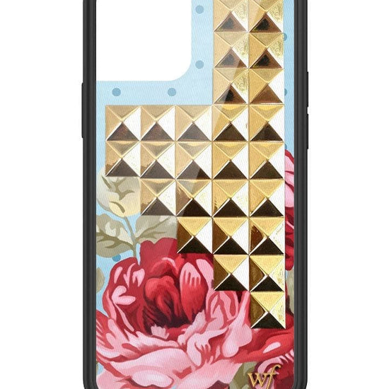 Wildflower Blue Floral Stud iPhone 12 / 12 Pro Case