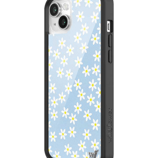 Wildflower iPhone case 13 Blue Daisy Flower Yellow Cute