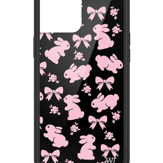 Wildflower Pink Bunnies iPhone 12 Pro Max Case