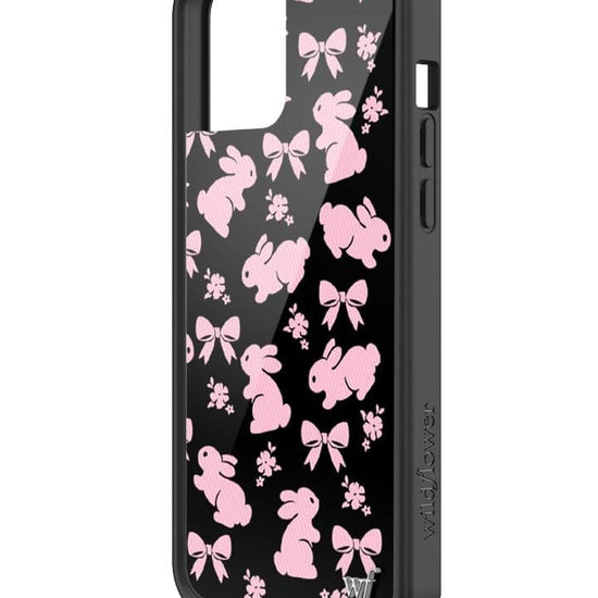 Wildflower Pink Bunnies iPhone 12 Pro Max Case