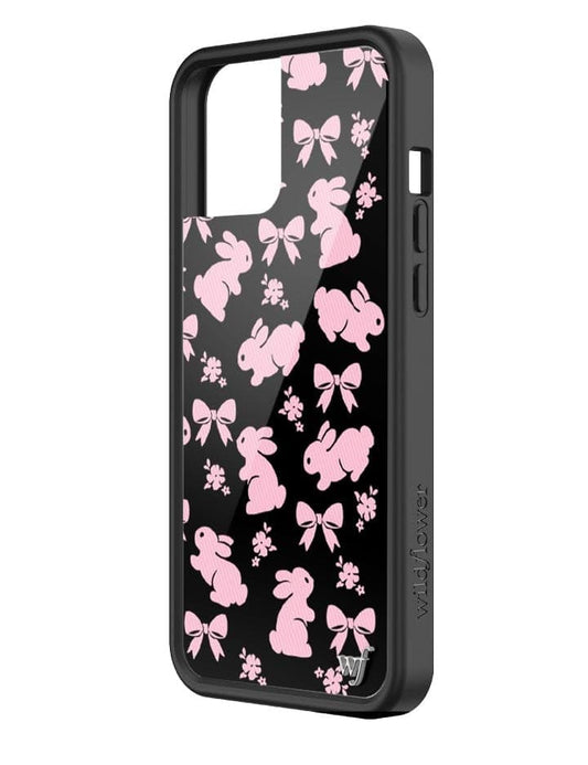 wildflower pink bunnies iphone 12 pro max 