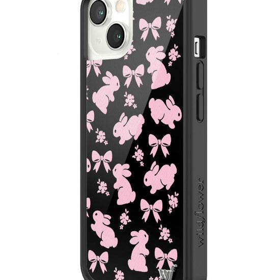 Wildflower Pink Bunnies iPhone 13 Case