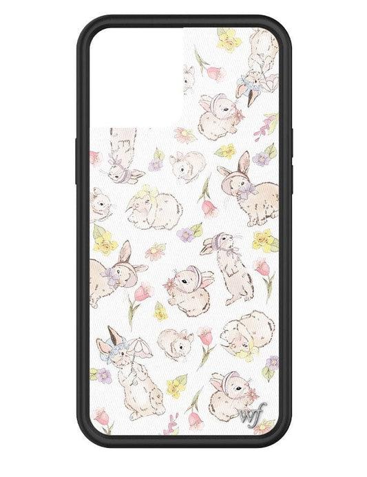 wildflower bunnies in bonnets iphone 12 pro max case