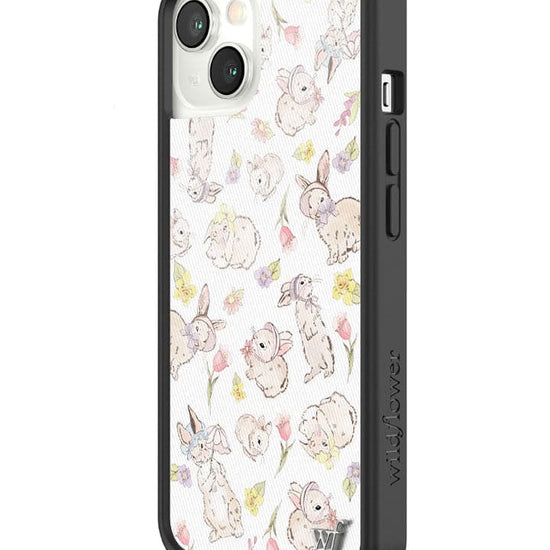 Wildflower Bunnies In Bonnets iPhone 13 Case