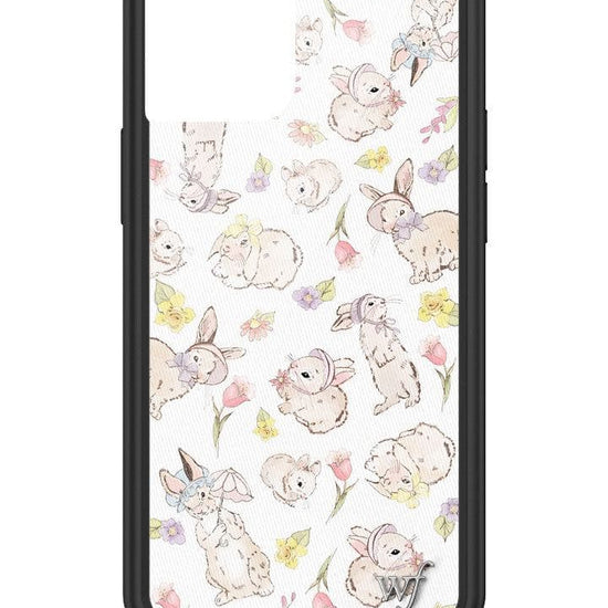 Wildflower Bunnies In Bonnets iPhone 13 Mini Case