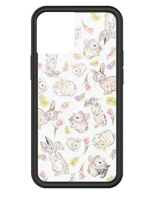 Wildflower Bunnies In Bonnets iPhone 13 Mini Case