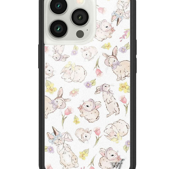 Wildflower Bunnies In Bonnets iPhone 13 Pro Case