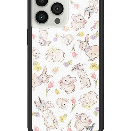 Wildflower Bunnies In Bonnets iPhone 13 Pro Max Case