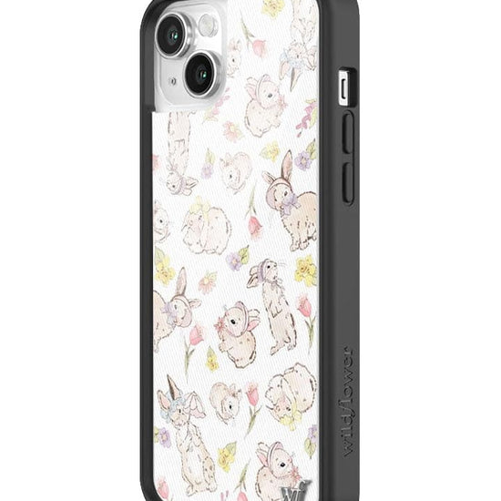 Wildflower Bunnies In Bonnets iPhone 14 Case