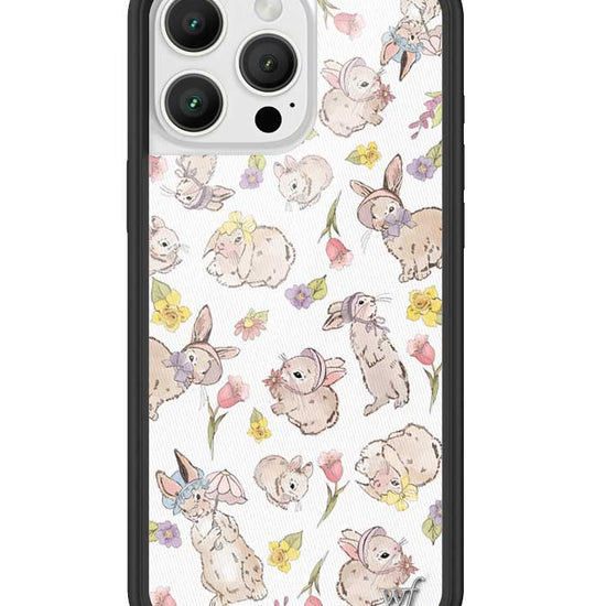 Wildflower Bunnies In Bonnets iPhone 16 Pro Max Case