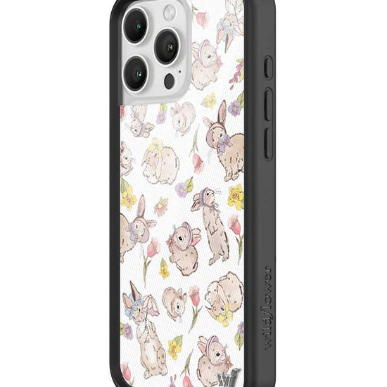 Wildflower Bunnies In Bonnets iPhone 16 Pro Max Case