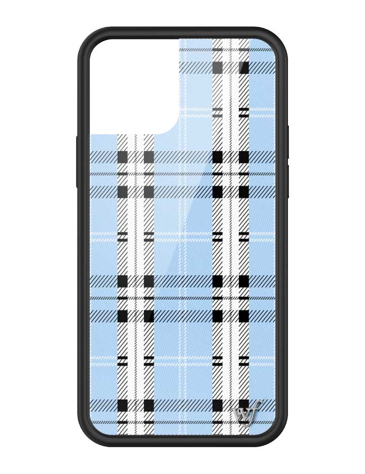 Wildflower Plaid | Blue iPhone 12 12 Pro Case