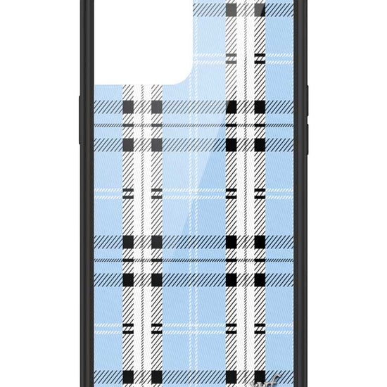 Wildflower Plaid | Blue iPhone 12 Pro Max Case