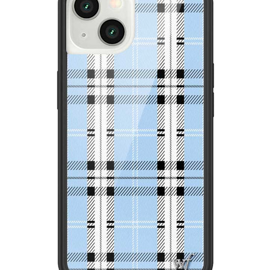 Wildflower Plaid | Blue iPhone 13 Case