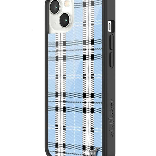 Wildflower Plaid | Blue iPhone 13 Case