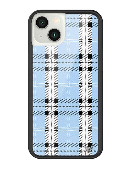 Wildflower Plaid | Blue iPhone 14 Case