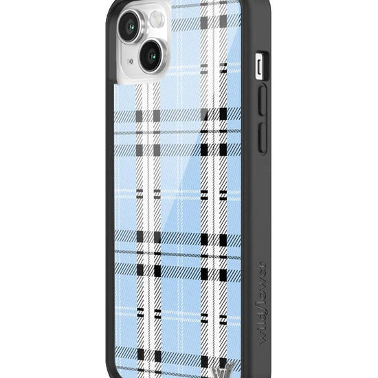 Wildflower Plaid | Blue iPhone 14 Case