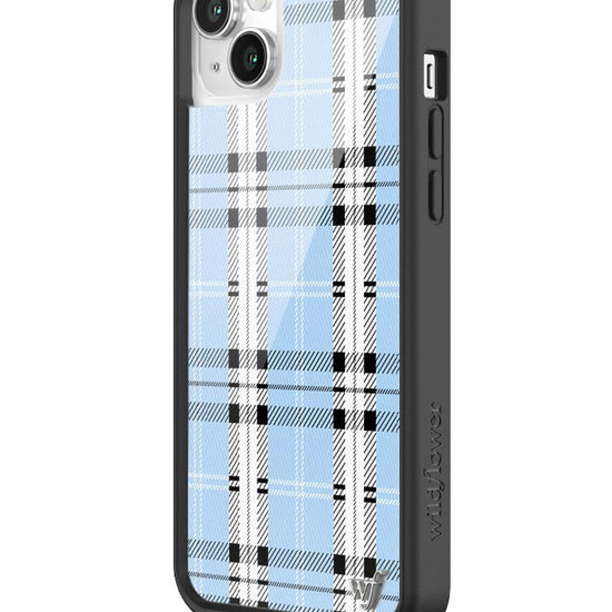 Wildflower Plaid | Blue iPhone 14 Plus Case