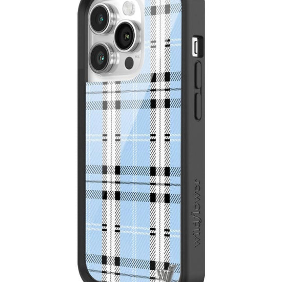 Wildflower Plaid | Blue iPhone 14 Pro Case