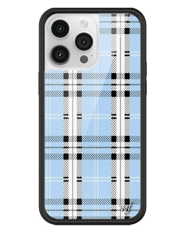 Wildflower Plaid | Blue iPhone 14 Pro Max Case