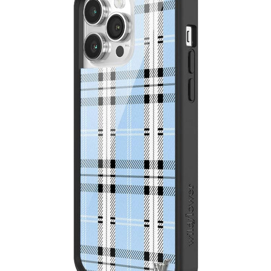 Wildflower Plaid | Blue iPhone 14 Pro Max Case