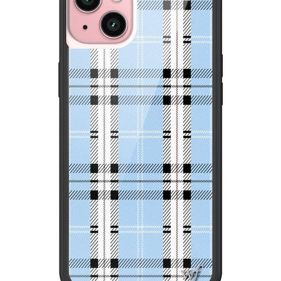 Wildflower Plaid | Blue iPhone 15 Plus Case