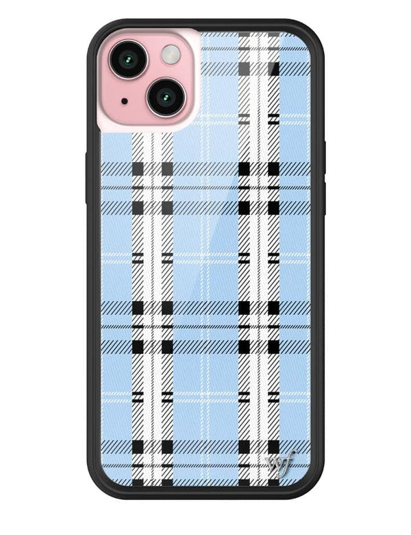 Wildflower Plaid | Blue iPhone 15 Plus Case