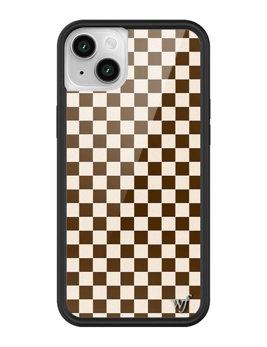 Powder Blue Warped Checkers iPhone X Case – Pela Case