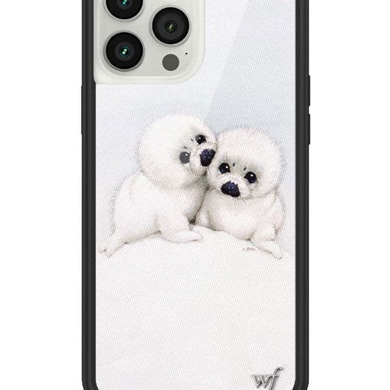 Wildflower Baby Seals iPhone 13 Pro Max Case