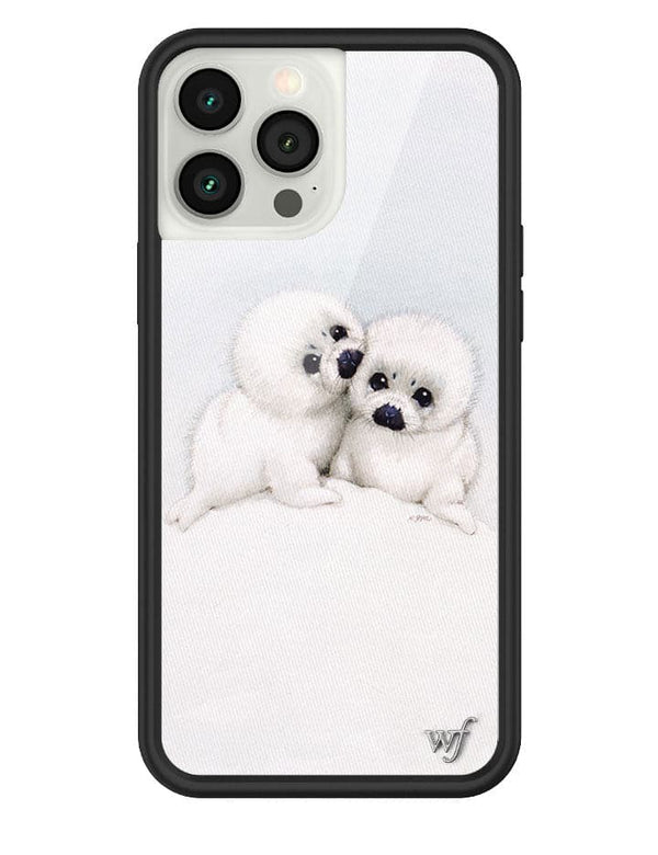 Wildflower Baby Seals iPhone 13 Pro Max Case