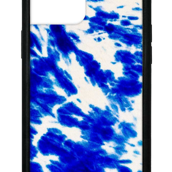 wildflower blue tie dye iphone 12 pro max