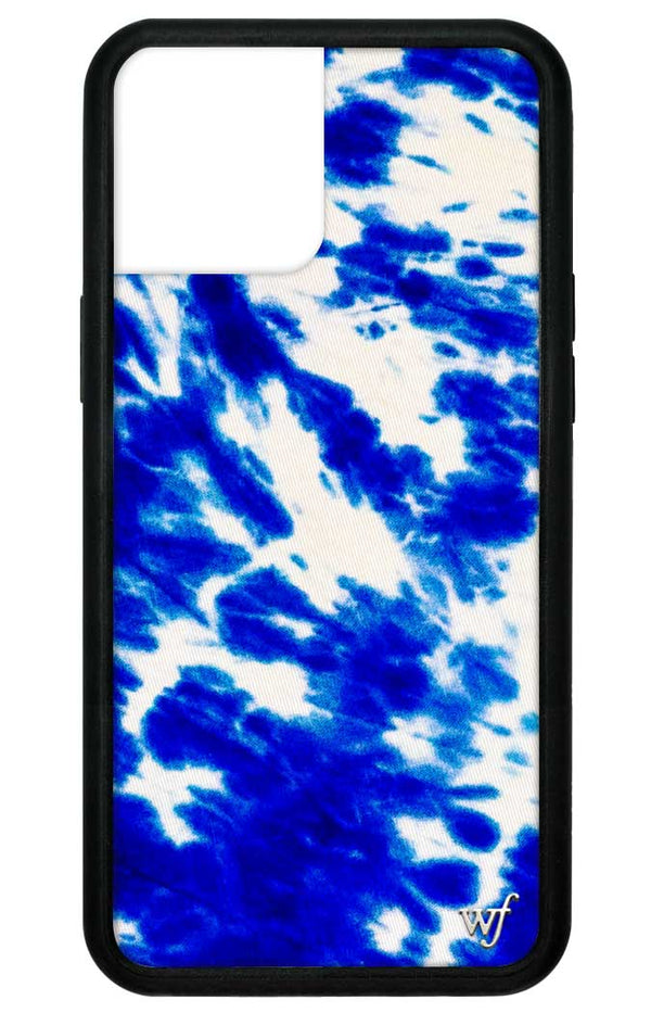 wildflower blue tie dye iphone 12 pro max