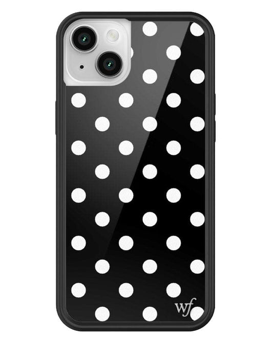 Wildflower Polka Dot | Black and White iPhone 14 Plus Case