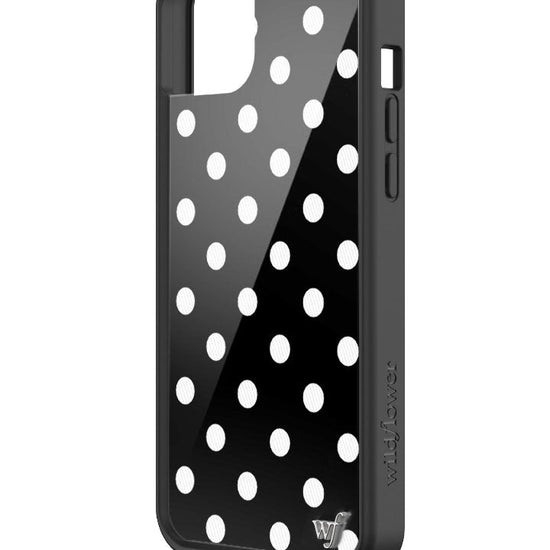 Wildflower Polka Dot | Black and White iPhone 14 Plus Case